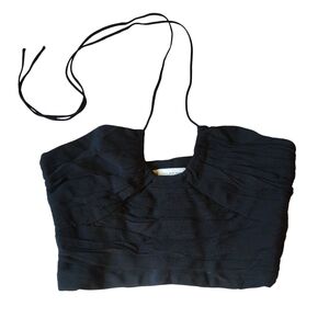 Elegant Black Women's Halter Top NWOT